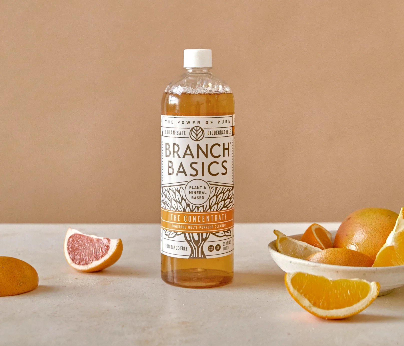 Branch Basics non-toxic plant-based cleaning concentrate bottles